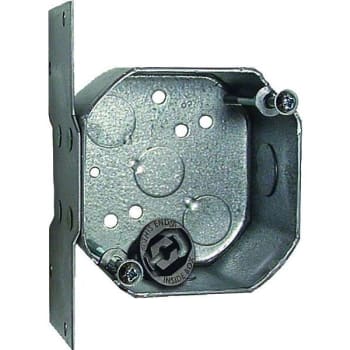 Image for Hubbell Wiring Ceiling Fan Box 4 in. Octagon 2-1/8 in. Deep FA Bracket from HD Supply