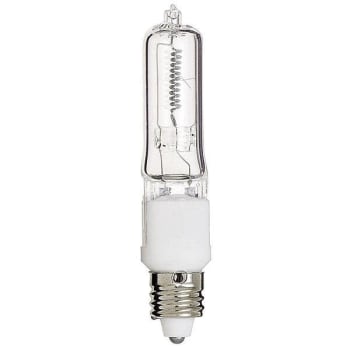 Image for Satco 50 Watt Halogen T4 Clear 1250l Mini Candelabra 120 Volt Package Of 12 from HD Supply