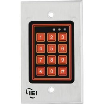 Image for Iei Door-Gard Weather-Resistant Keypad System (Polished Brass) from HD Supply