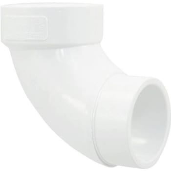 Image for Inc. 4 In. PVC DWV 90 Deg. Spigot X Hub Street Elbow from HD Supply