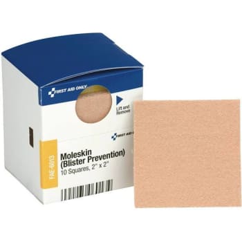 Image for First Aid Only 2 In. X 2 In. Moleskin Refill (10-Pack) from HD Supply