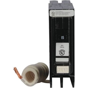 Image for Eaton Cl 15 Amp Single-Pole Self Test Ground Fault Circuit Breaker from HD Supply