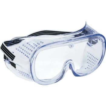 Clear Perforated Anti-Fog Safety Goggles