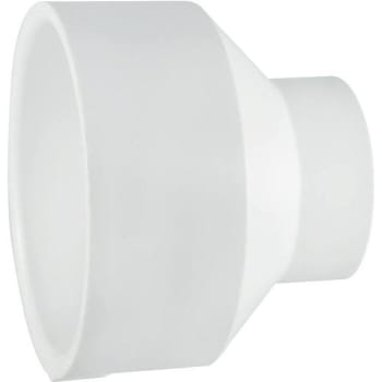 Image for Inc. 4 In. X 2 In. PVC DWV Hub X Hub Reducing Coupling from HD Supply