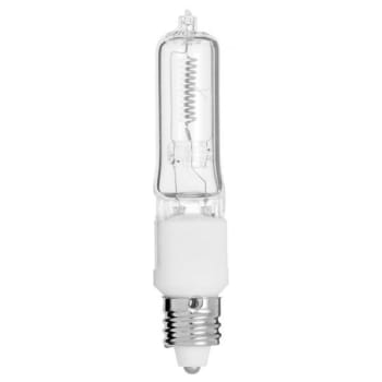 Image for Satco 100 Watt Halogen T4 Clear 750l Mini Candelabra 120 Volt Package Of 12 from HD Supply