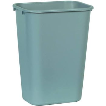 Image for Rubbermaid Commercial 10.25 Gal. Rectangular Trash Can (Gray) from HD Supply