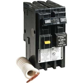 Image for Square D Homeline 20 Amp 2-Pole Gfci Circuit Breaker from HD Supply
