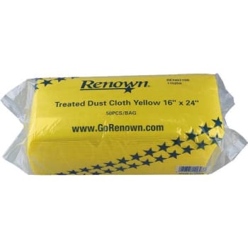Image for Renown 16 In. X 24 In. Treated Yellow Dust Cloth (50-Pack) from HD Supply