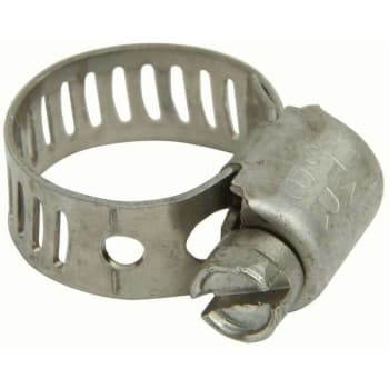 Breeze Clamp 7/16 In. To 25/32 In. Mini Hose Clamp 300 Stainless Steel (10-Pack)