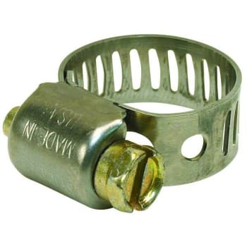 Breeze Clamp 13/16 In. To 1-1/2 In. Hose Clamp 410 Stainless Steel (10-Pack)