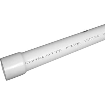 Image for Charlotte Pipe 1 In. X 20 Ft. PVC Schedule 40 Belled-End Pressure Pipe from HD Supply