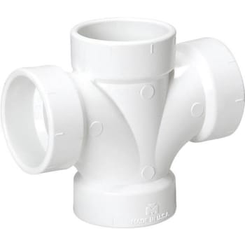 Image for Nibco 1-1/2 In. PVC DWV All Hub Double Sanitary Tee from HD Supply