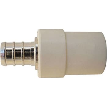 Image for Apollo Chrome Plated Barb Cpvc Cts Transition Coupling, 1/2" X 1/2", Brass from HD Supply