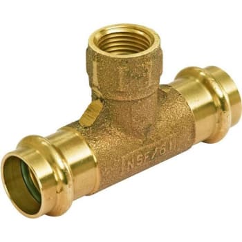 Image for Inc. Press Tee 3/4c In. X 3/4 In. X 1/2 In. Tee Fitting from HD Supply