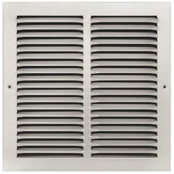 Image for Truaire 12 In. X 12 In. Stamped Return Air Grille (White) from HD Supply