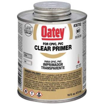 Image for Oatey 16 Oz. Cpvc And PVC Primer (Clear) from HD Supply