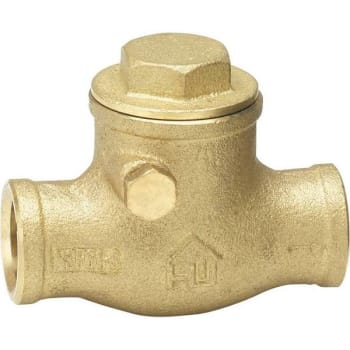Image for Everbilt 3/4 In. Brass Sweat X Sweat Swing Check Valve from HD Supply