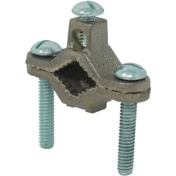 Image for Southwire 1/2 in. - 1 in. Bronze Ground Clamp (For #10 STR - #2 STR Wire) from HD Supply