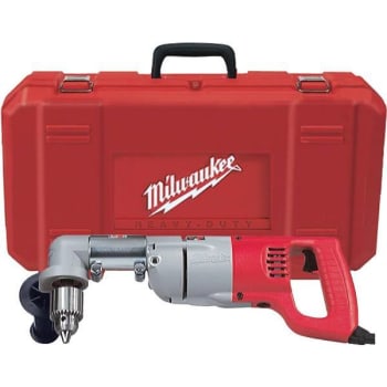 Image for Milwaukee 7A Corded 1/2 in. Corded Right-Angle Drill Kit w/ Hard Case from HD Supply