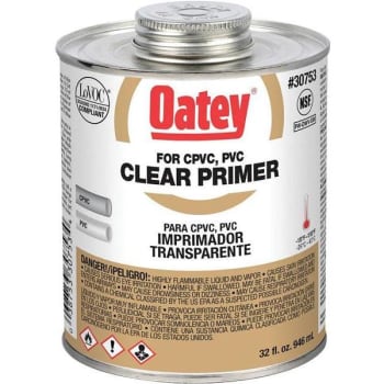 Image for Oatey 32 Oz. Clear Cpvc And PVC Primer from HD Supply