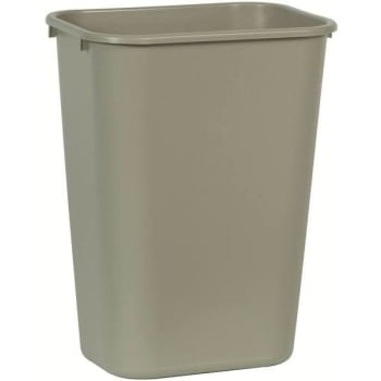 Image for Rubbermaid Commercial 10.25 Gal. Rectangular Trash Can (Beige) from HD Supply