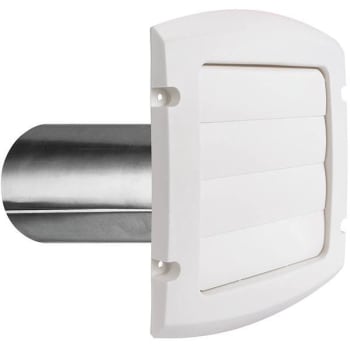 Image for Everbilt 6 In. Louvered Exhaust Hood (White) from HD Supply