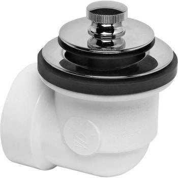 Image for Dearborn Brass Schedule 40 Pvc Bathtub Drain Kit W/ Waste And Overflow And Chrome Stopper from HD Supply