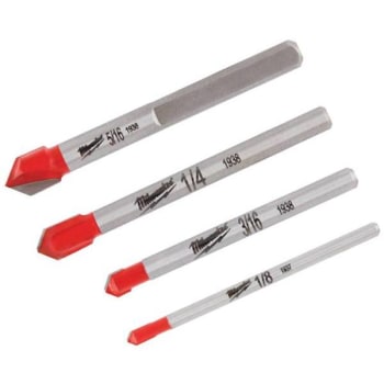 Image for Milwaukee Carbide Glass And Tile Bit Set from HD Supply