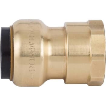 Image for Tectite 3/4 In. Brass Push-To-Connect X Female Pipe Thread Adapter from HD Supply