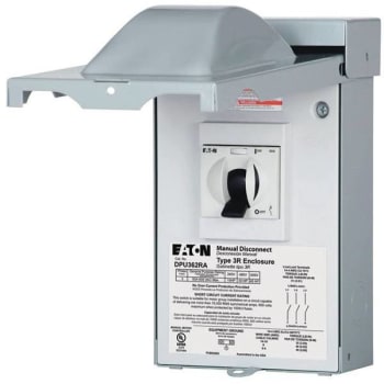 Image for Eaton 60 Amp 240/480 V 3-Phase Ac Disconnect Raintight Non-Fuse from HD Supply