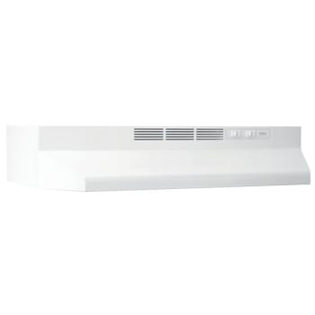 Image for Broan® 30" White Range Hood Non Vented w/EZ1 Installation Brackets from HD Supply