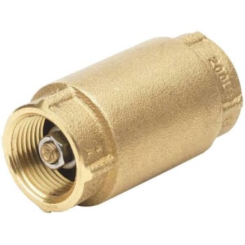 Image for Homewerks 1/2 In. FIP X 1/2 In. FIP Lead Free Brass Spring Check Valve from HD Supply