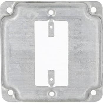 Raco 4 In. W Steel Metallic 1-Gang Exposed Work Square Cover For 1 Gfci Outlet