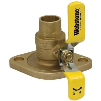 Image for Nibco 1"forged Brass Lead-Free Sweat Isolator Ball Valve With Flnge & Gland from HD Supply