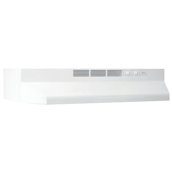 Image for Broan® 36" White Range Hood Non Vented W/ez1 Installation Brackets from HD Supply
