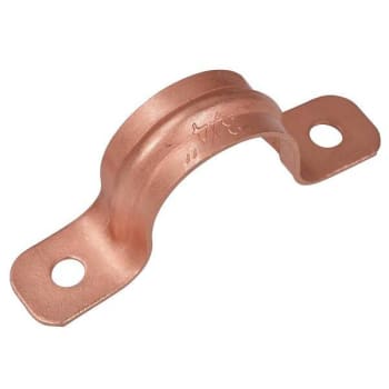 Image for Oatey 3/4 In Copper 2-Hole Pipe Hanger Strap (10-Pack) from HD Supply