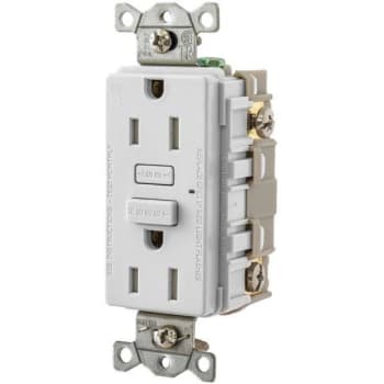 Image for Hubbell Wiring Autoguard 15a 125v Gfci Tamper/Weather-Resistant Outlet (White) from HD Supply