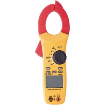 Sperry 6-Function 600A Auto Ranging AC-Only Digital Snap-Around Clamp Meter