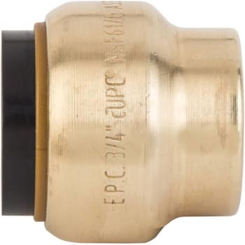 Image for Tectite 3/4 In. Brass Push-To-Connect Cap from HD Supply