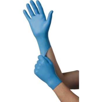 Image for Ambitex Small Royal Blue 3 Mil. Nitrile Powder-Free Select Exam Gloves (100-Pack) from HD Supply
