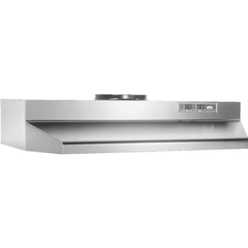 Image for Broan® 30" Range Hood 7" Round Vent, SS w/EZ1 Installation Brackets from HD Supply