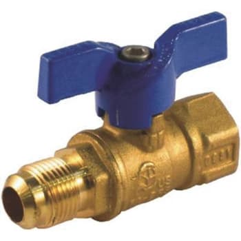 Image for Jomar 3/8 In. Flare X 1/2 In. FIP Gas Ball Valve from HD Supply