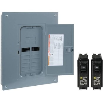 Image for Square D Homeline 125a 12-Space Indoor Load Center W/ Cover And Ground Bar from HD Supply