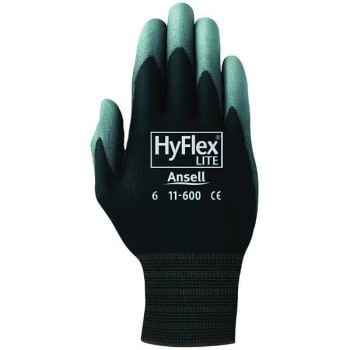 Image for Ansell Black Size 9 Hyflex Lite Dipped Gloves W/ Dexterity (12-Pack) from HD Supply