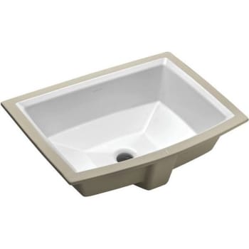 Image for Kohler Archer White Vitreous China Undermount Bathroom Sink W/ Overflow Drain from HD Supply