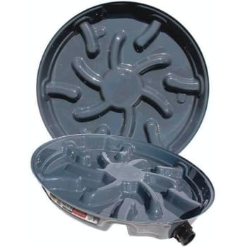 23 In. Dry Lift Water Heater Pan W/ Pvc Adapter