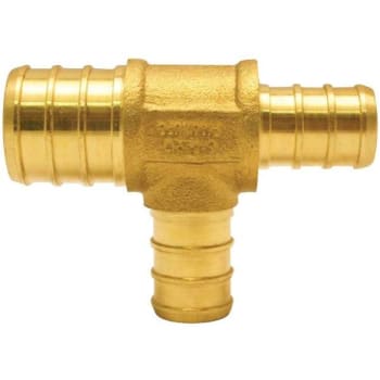 Image for Apollo 3/4" X 1/2" X 1 /2", Brass, PEX-B Barb Tee from HD Supply
