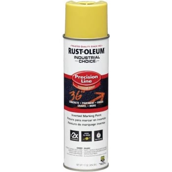 Image for Rust-Oleum 17 Oz. M1600 Flat High Visibilty Inverted Marking Spray Paint (Yellow) from HD Supply
