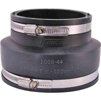 Image for Fernco 4 In. Flexible PVC Clamp Coupling from HD Supply