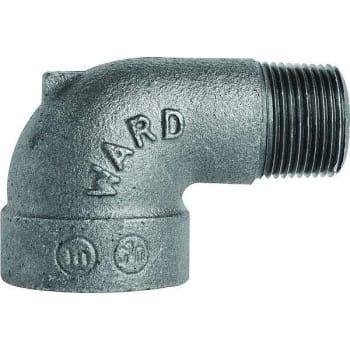 Image for Ward 1/2 In. Black 90 Degree Malleable Street Elbow from HD Supply